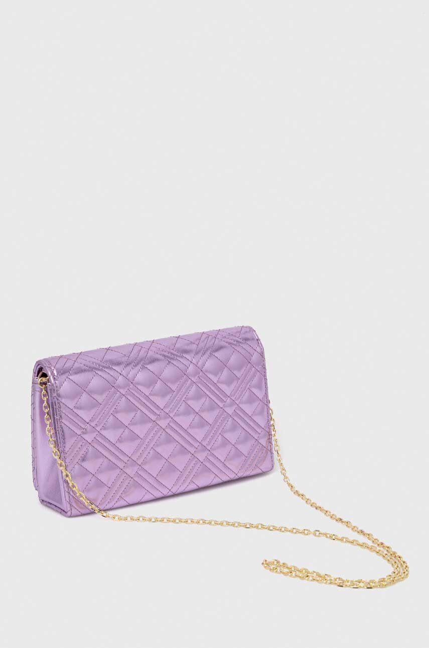 Love Moschino poseta culoarea violet - Pled.ro