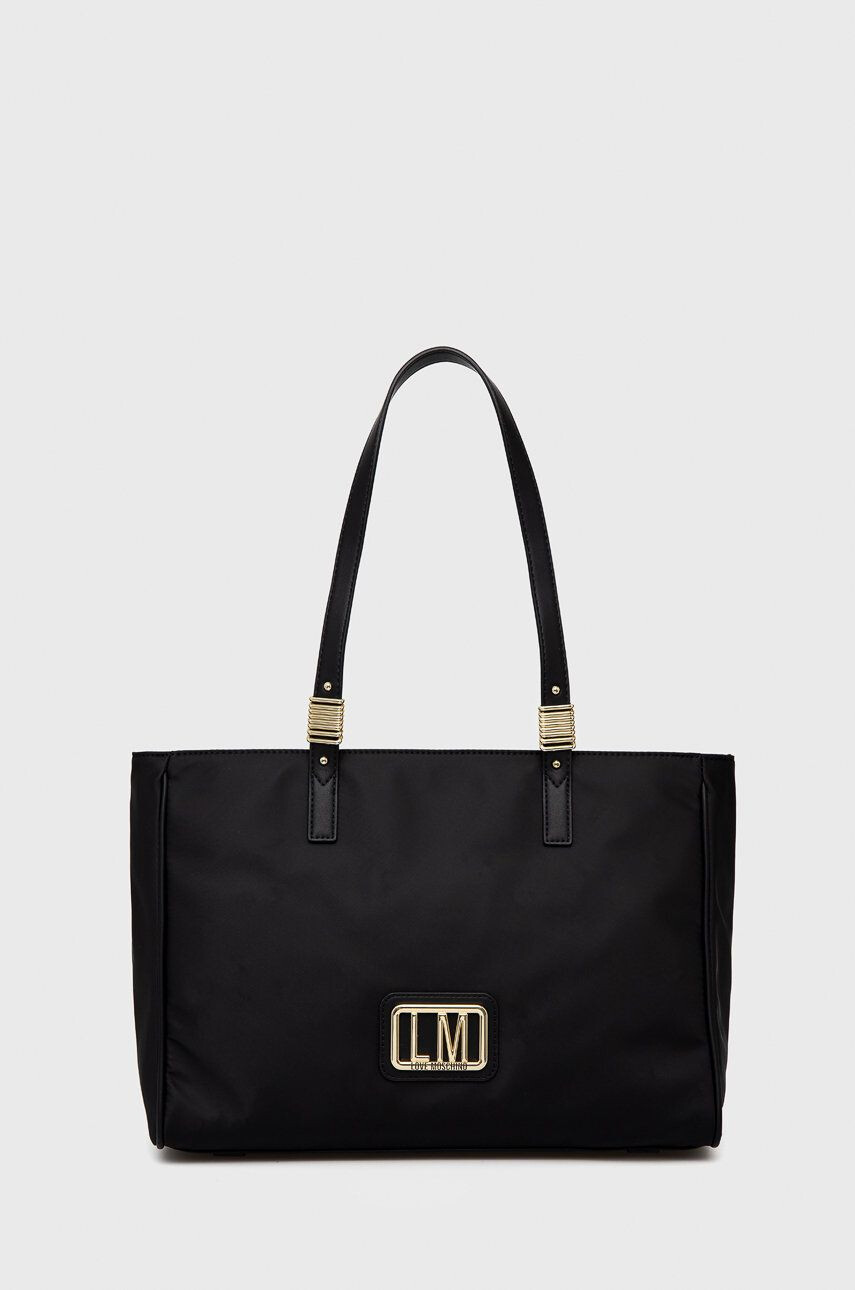 Love Moschino Poșetă culoarea negru - Pled.ro