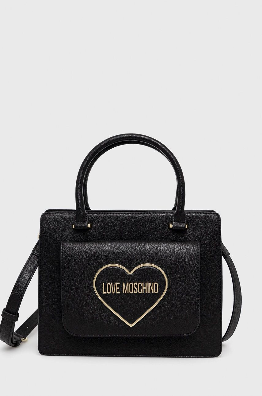 Love Moschino poseta culoarea negru - Pled.ro