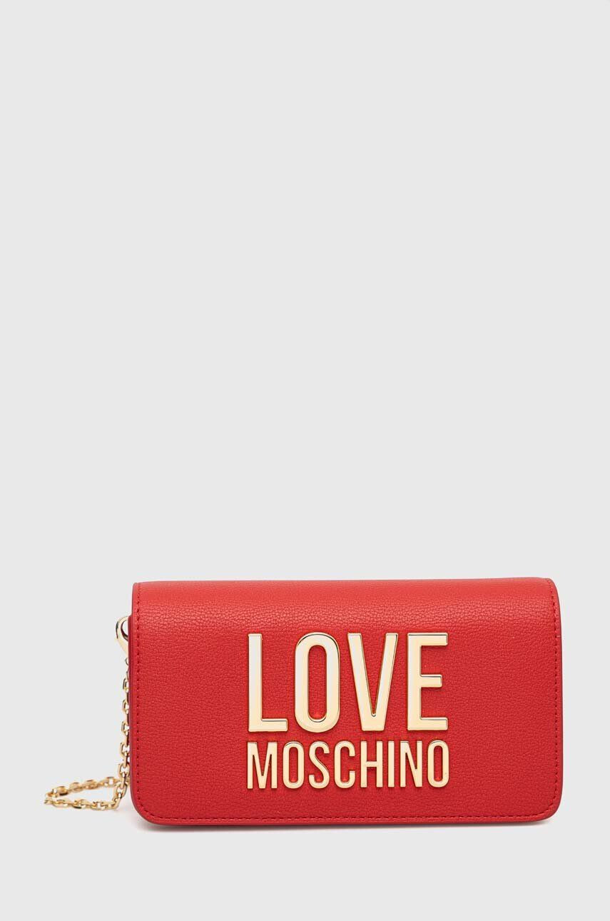 Love Moschino poseta culoarea rosu - Pled.ro