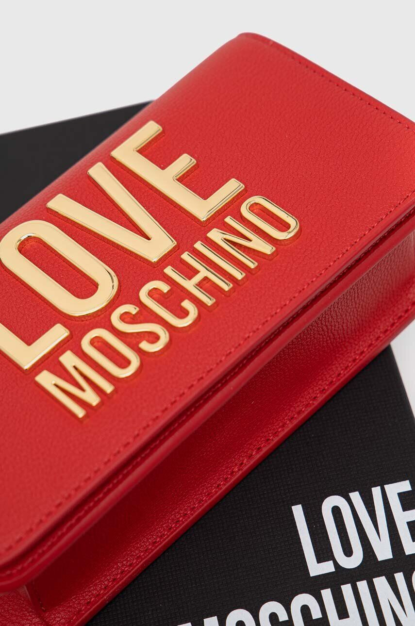 Love Moschino poseta culoarea rosu - Pled.ro