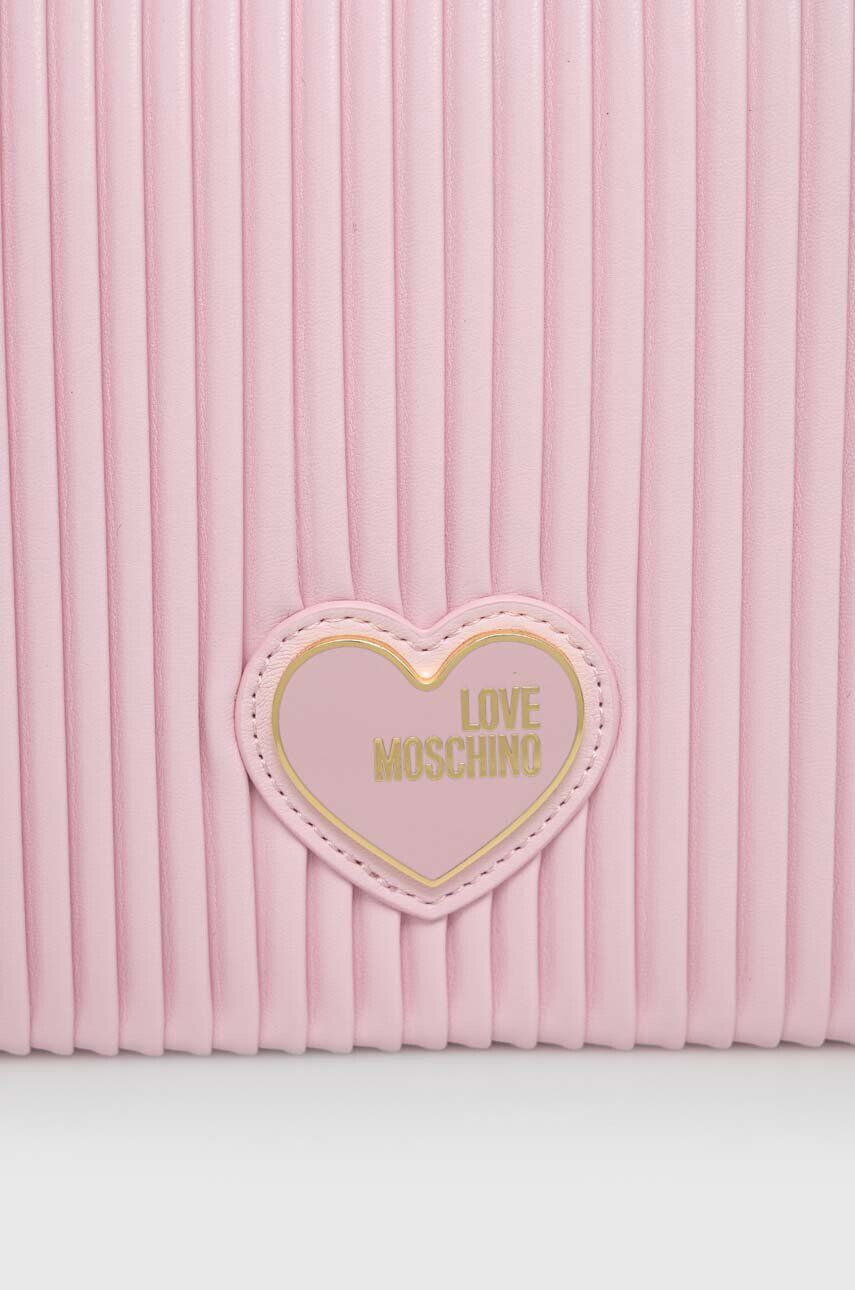 Love Moschino poseta culoarea roz - Pled.ro