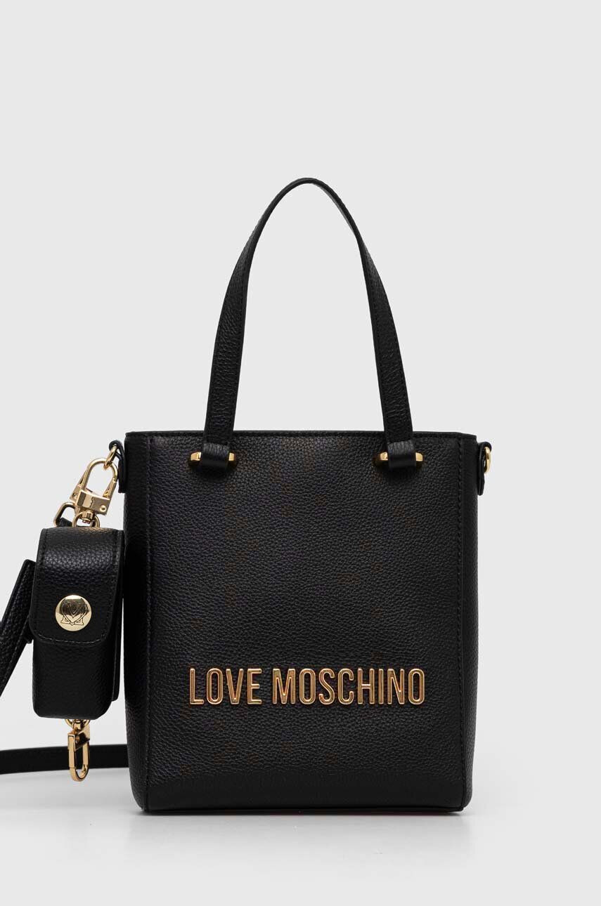 Love Moschino poseta culoarea negru - Pled.ro