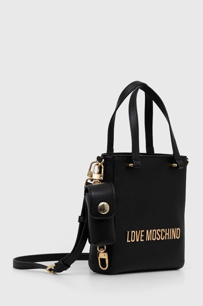 Love Moschino poseta culoarea negru - Pled.ro