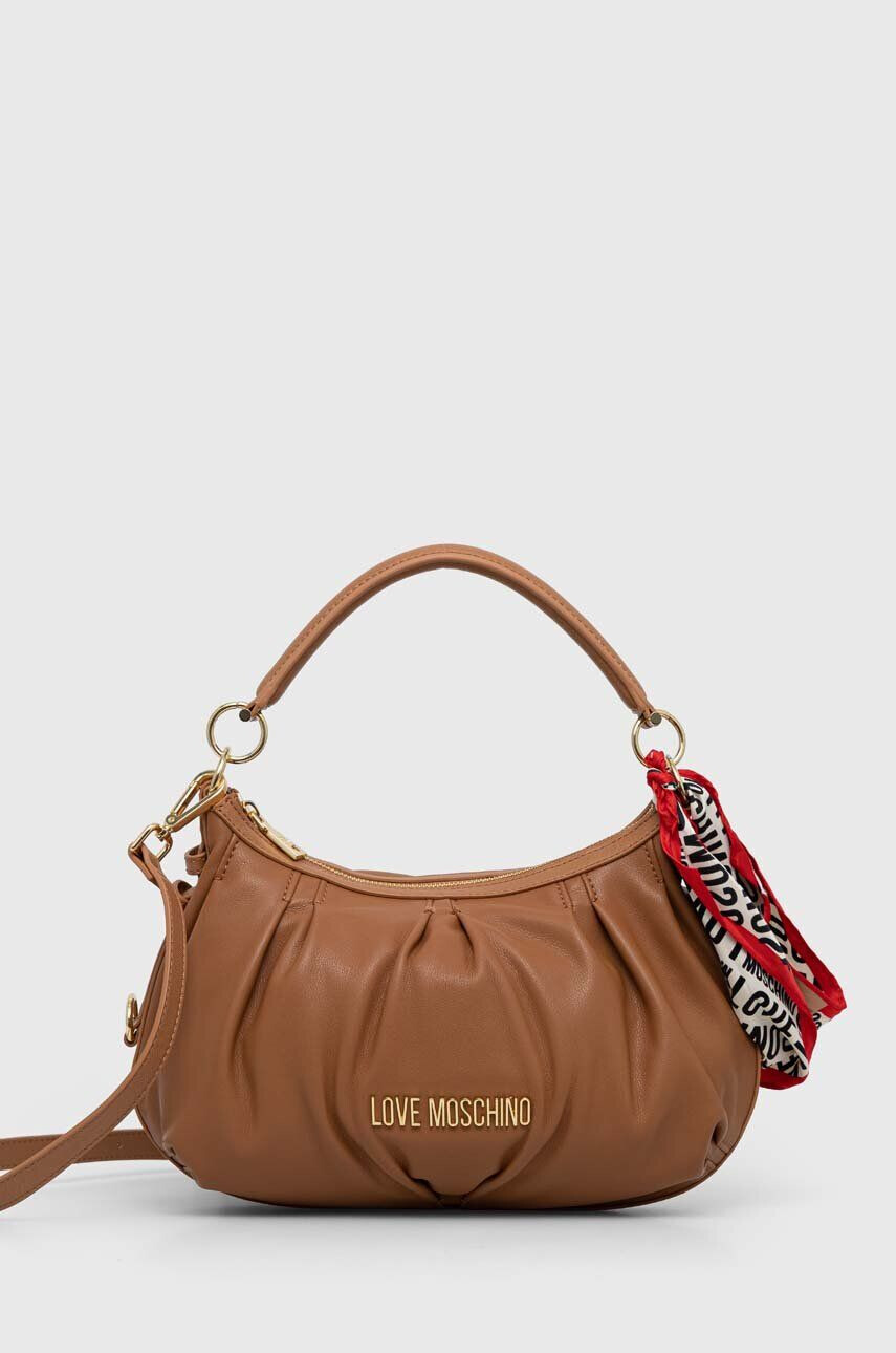 Love Moschino poseta culoarea maro - Pled.ro