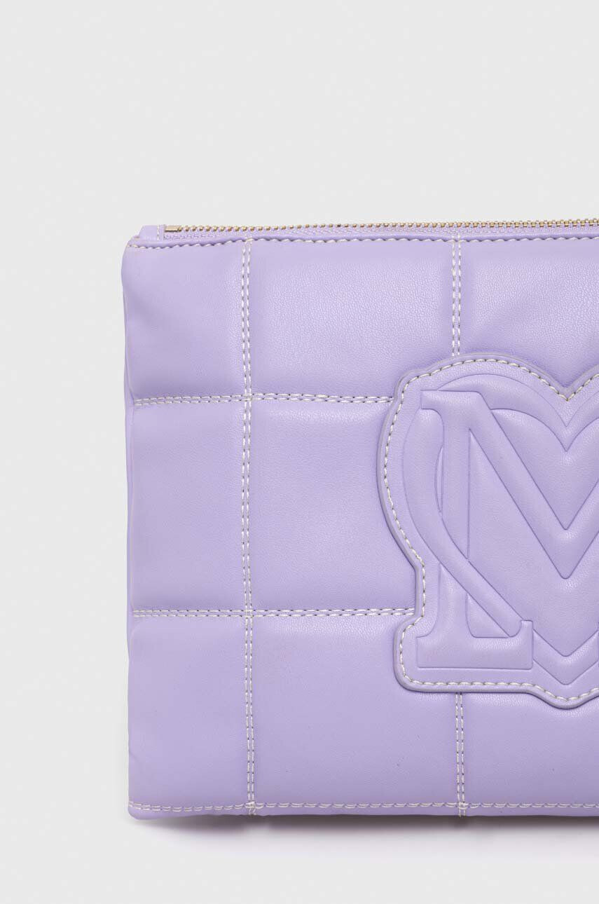 Love Moschino poseta culoarea violet - Pled.ro