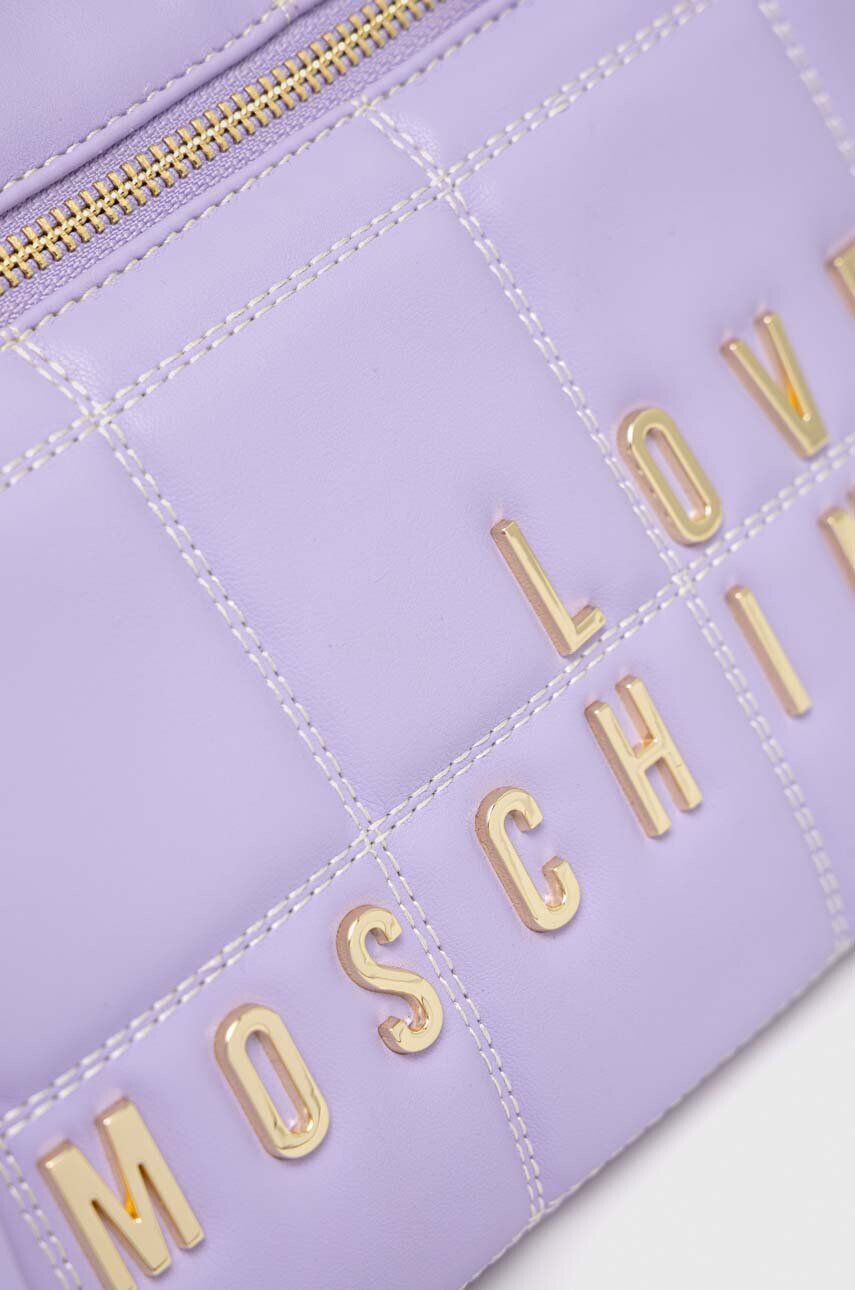 Love Moschino poseta culoarea violet - Pled.ro