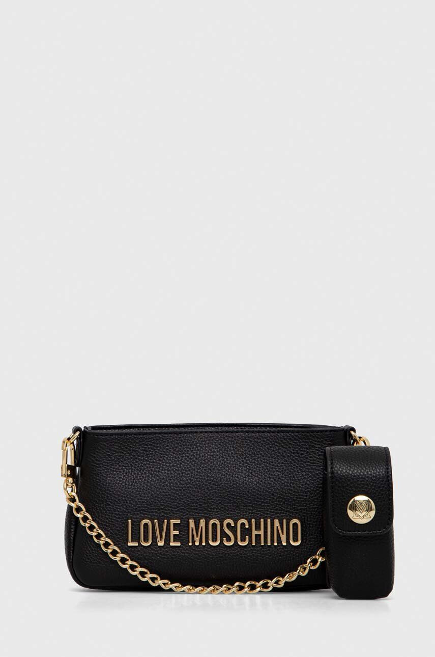 Love Moschino poseta culoarea negru - Pled.ro