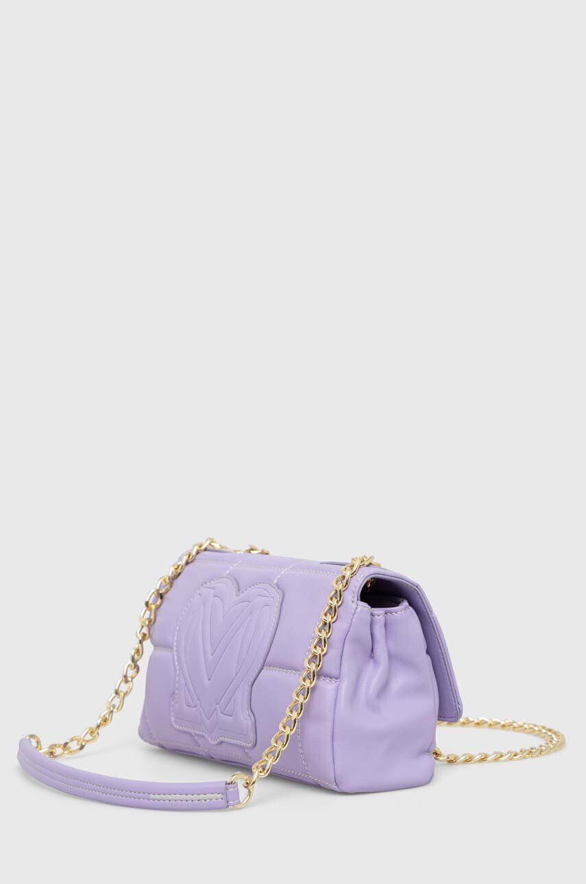 Love Moschino poseta culoarea violet - Pled.ro