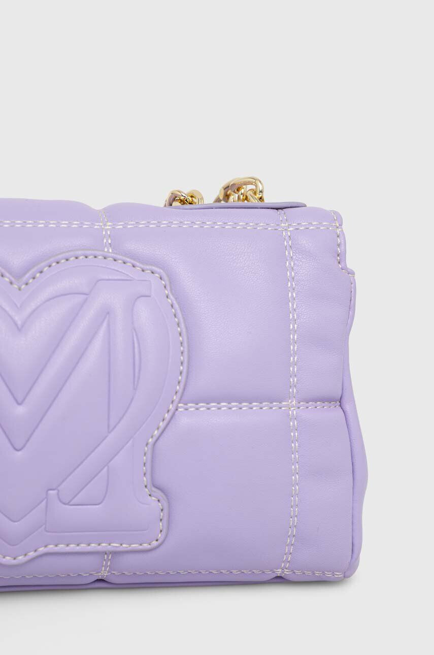 Love Moschino poseta culoarea violet - Pled.ro