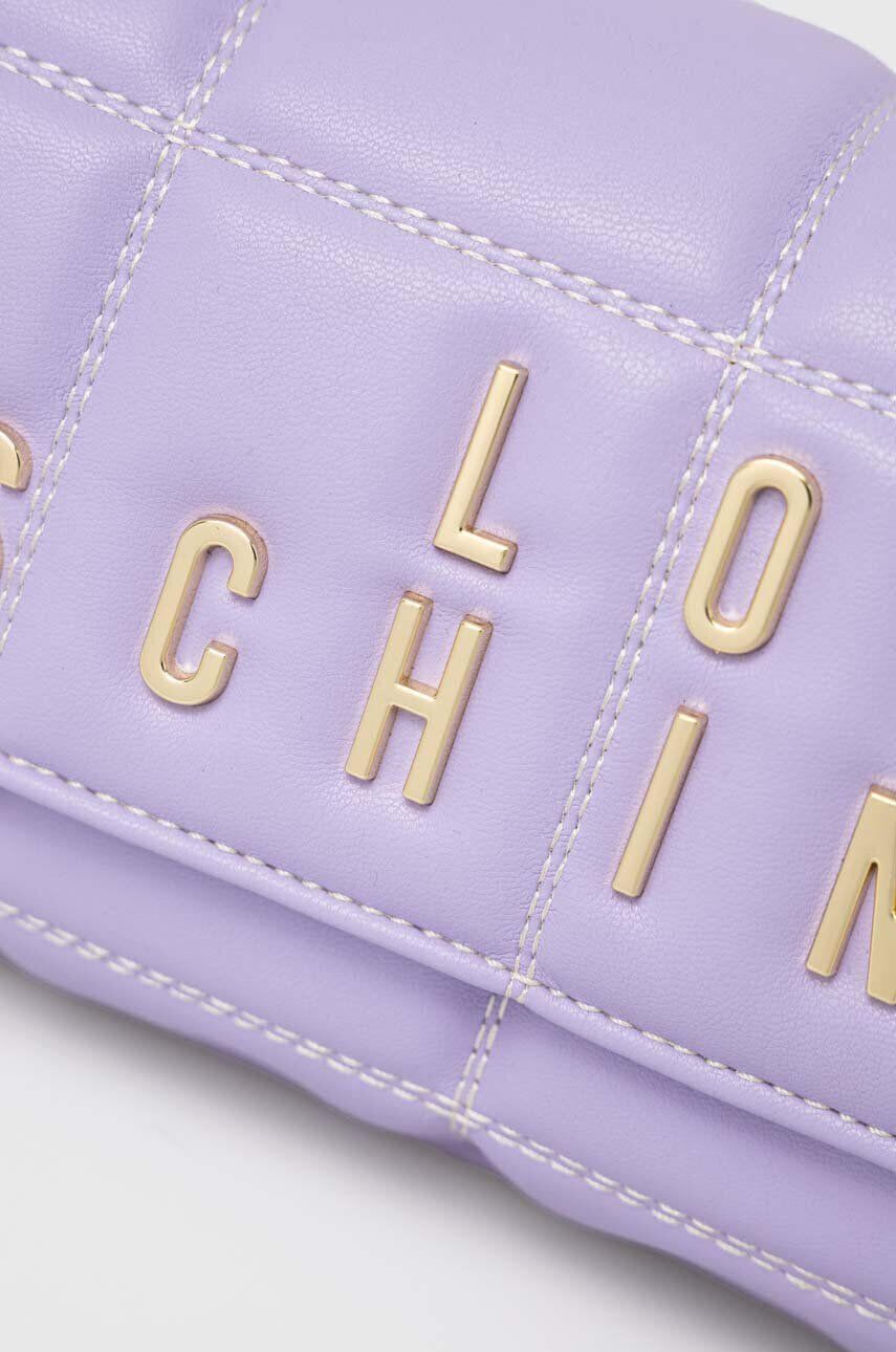 Love Moschino poseta culoarea violet - Pled.ro