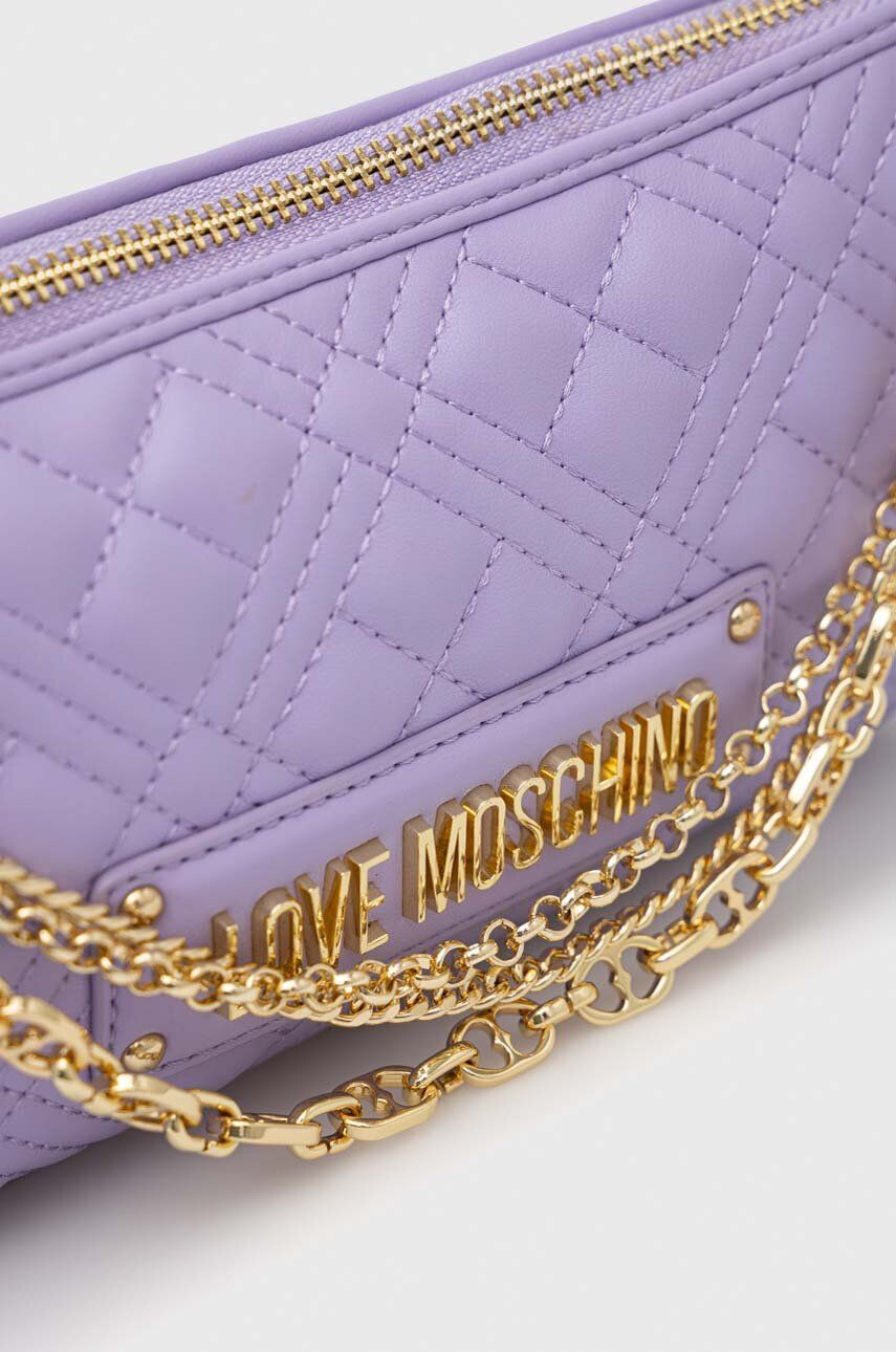 Love Moschino poseta culoarea violet - Pled.ro