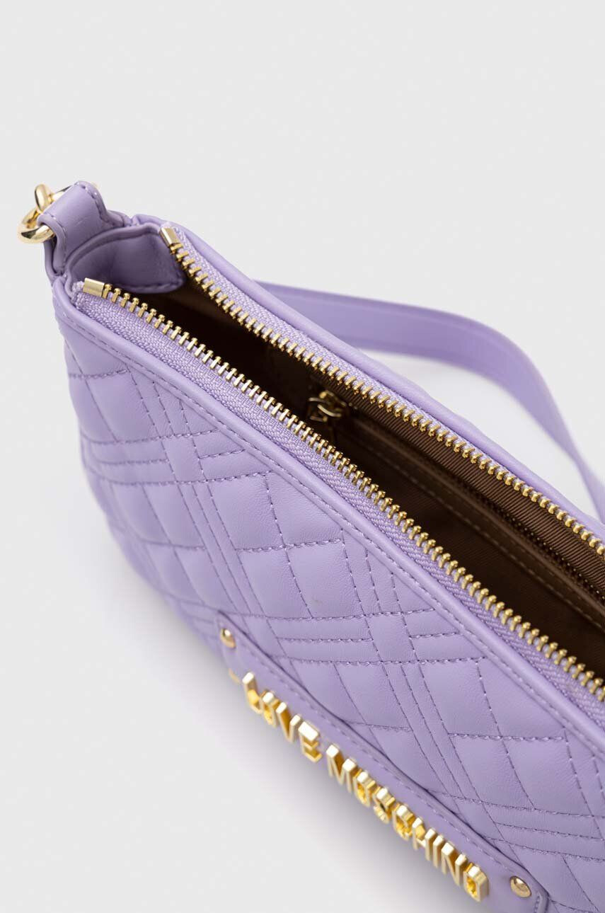 Love Moschino poseta culoarea violet - Pled.ro