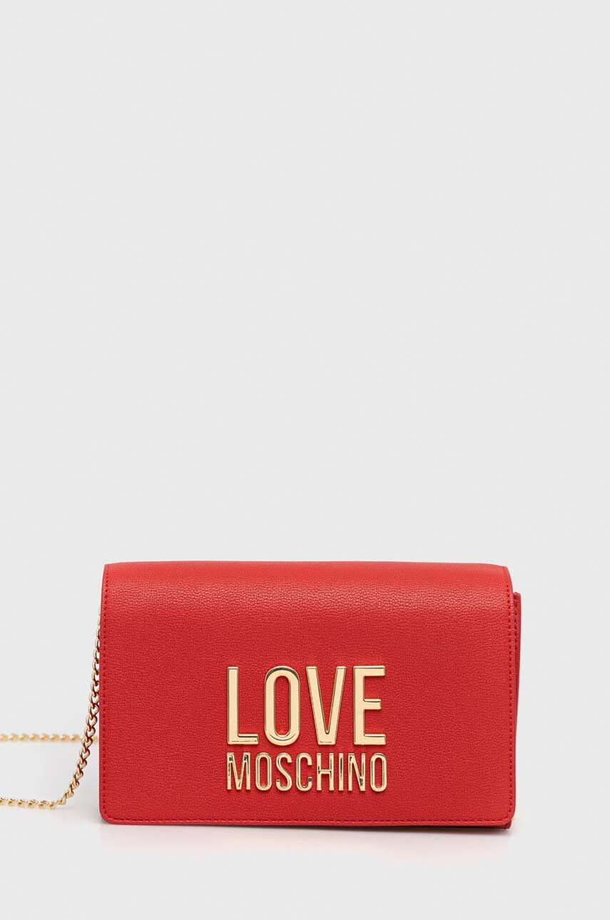 Love Moschino poseta culoarea rosu - Pled.ro