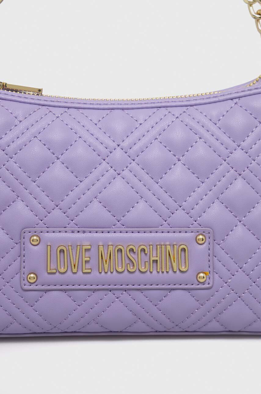 Love Moschino poseta culoarea violet - Pled.ro