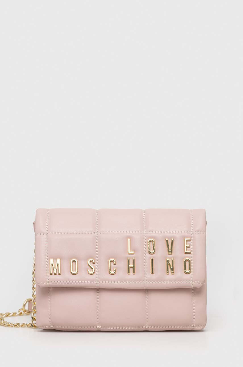 Love Moschino poseta culoarea roz - Pled.ro