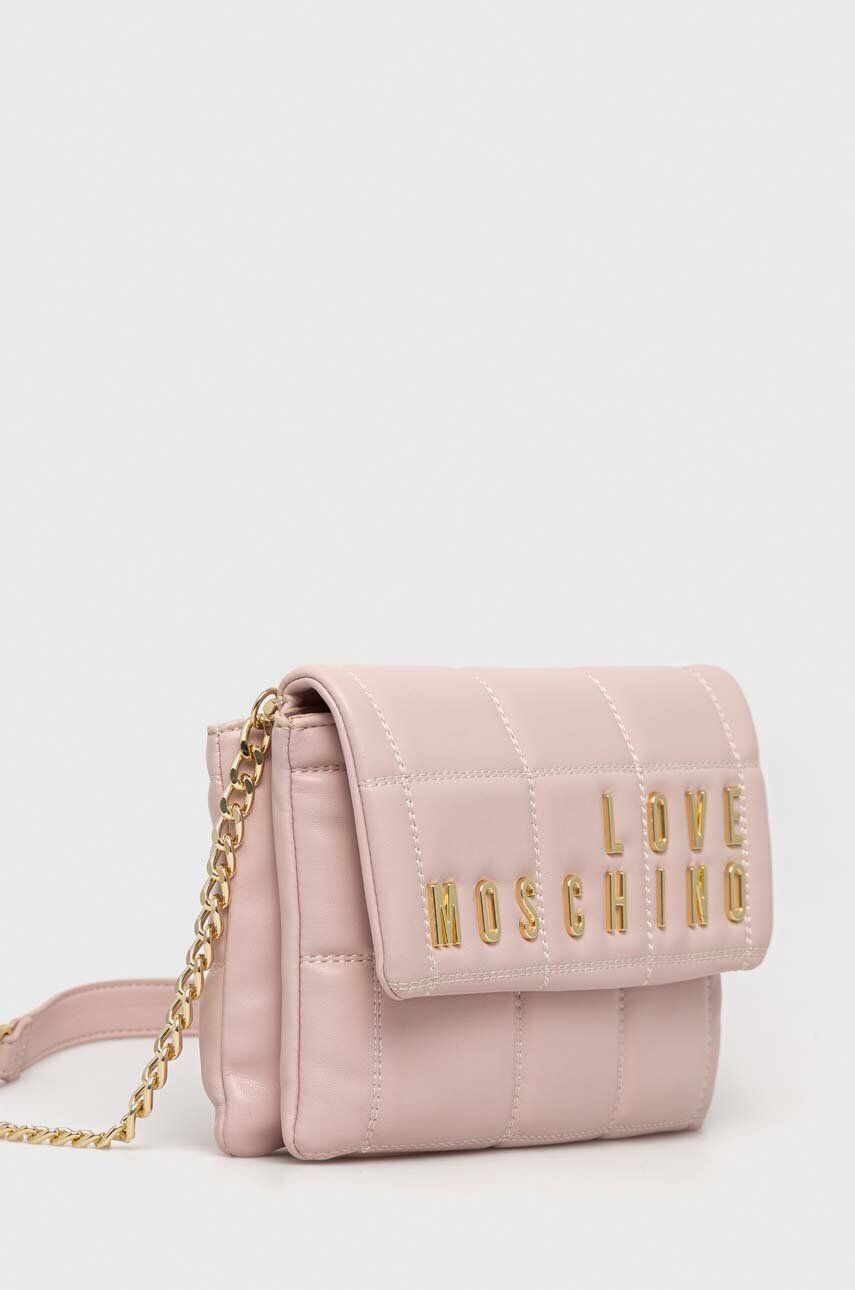 Love Moschino poseta culoarea roz - Pled.ro