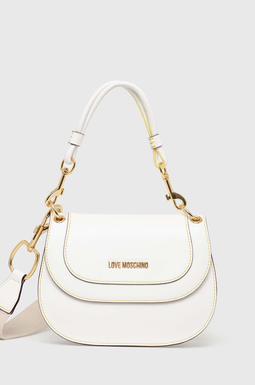 Love Moschino poseta culoarea bej - Pled.ro