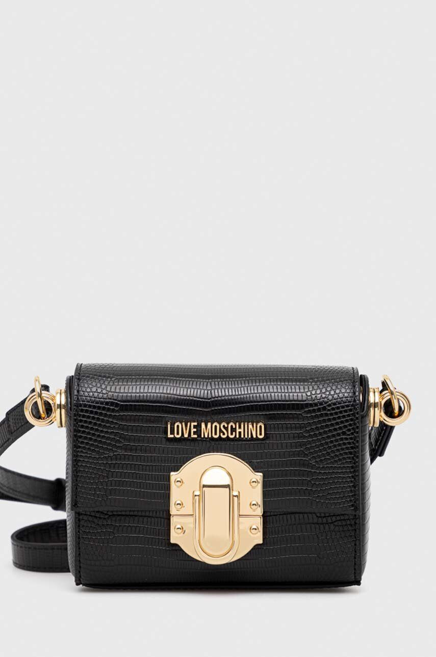 Love Moschino poseta culoarea negru - Pled.ro