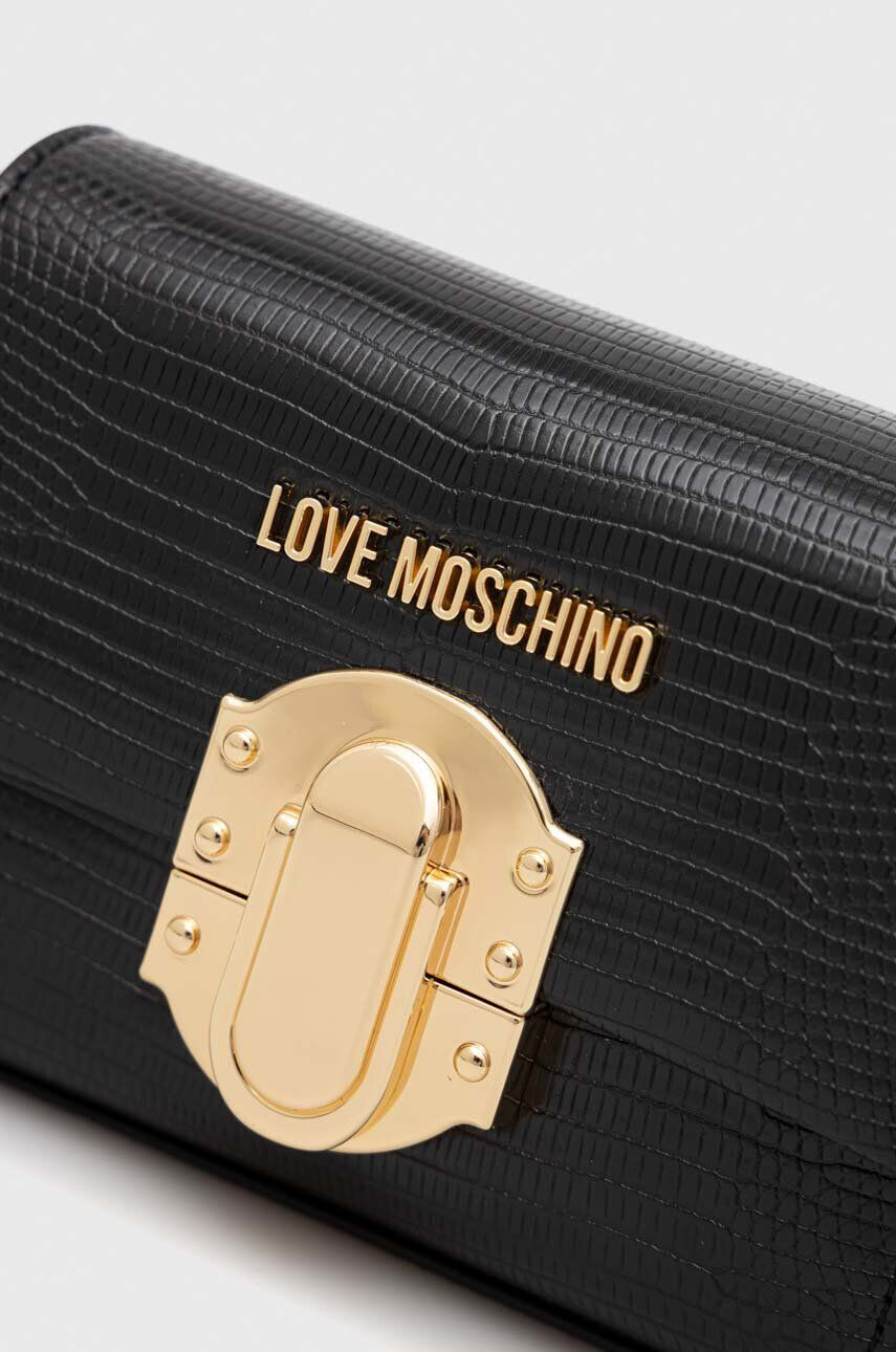 Love Moschino poseta culoarea negru - Pled.ro