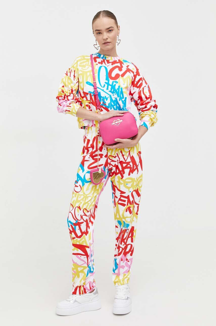 Love Moschino poseta culoarea roz - Pled.ro