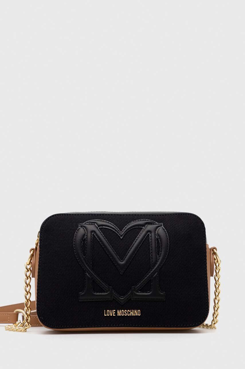 Love Moschino poseta culoarea negru - Pled.ro