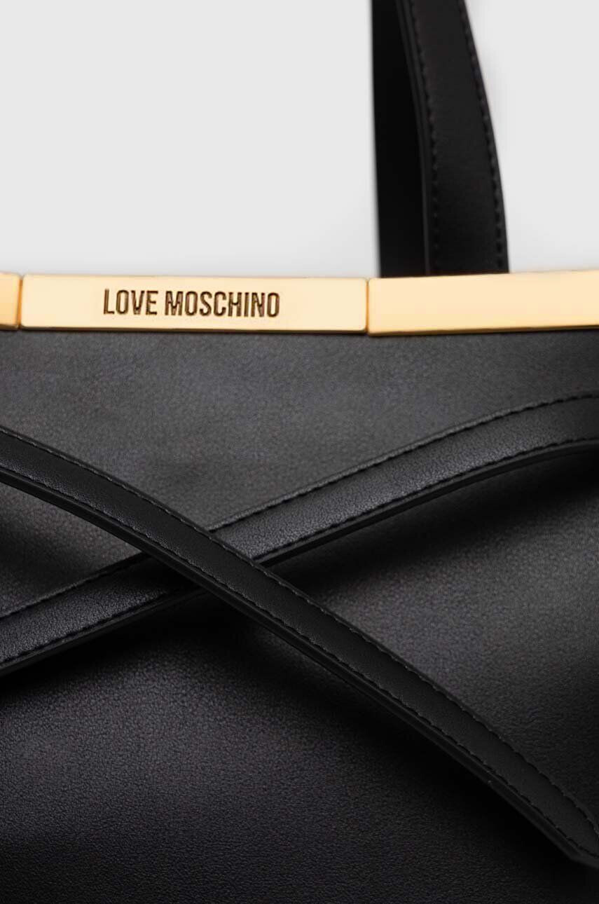 Love Moschino poseta culoarea negru - Pled.ro