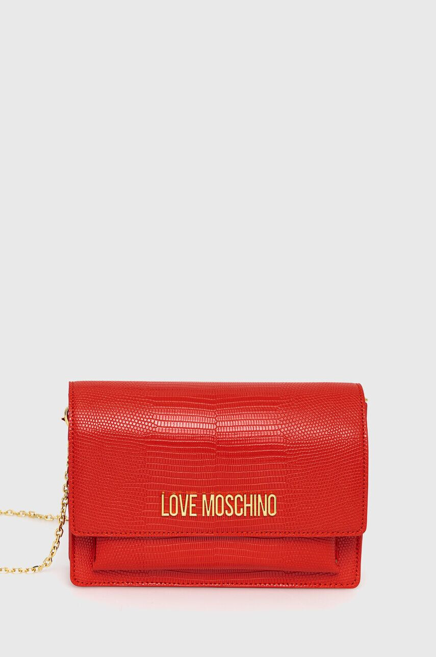 Love Moschino poseta culoarea rosu - Pled.ro