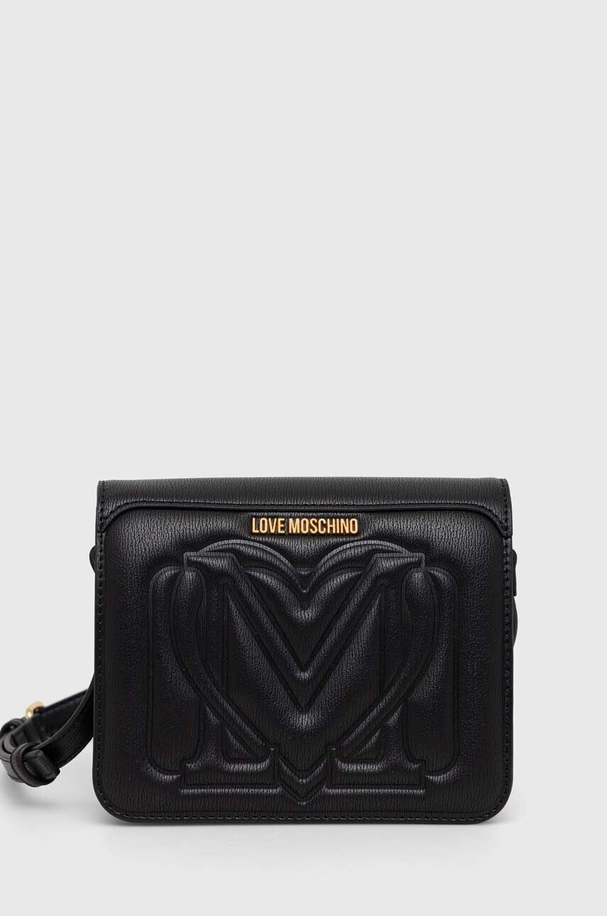 Love Moschino poseta culoarea negru - Pled.ro