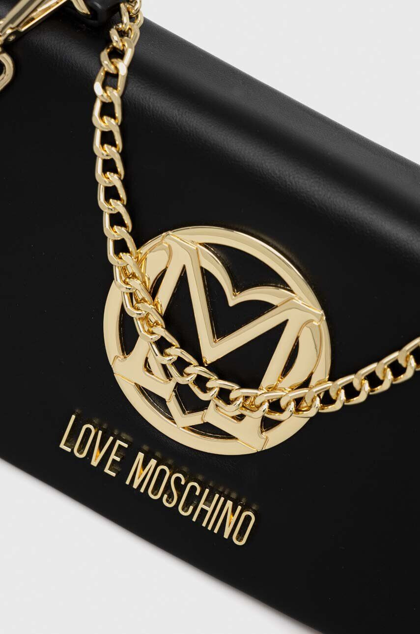 Love Moschino poseta culoarea bej - Pled.ro