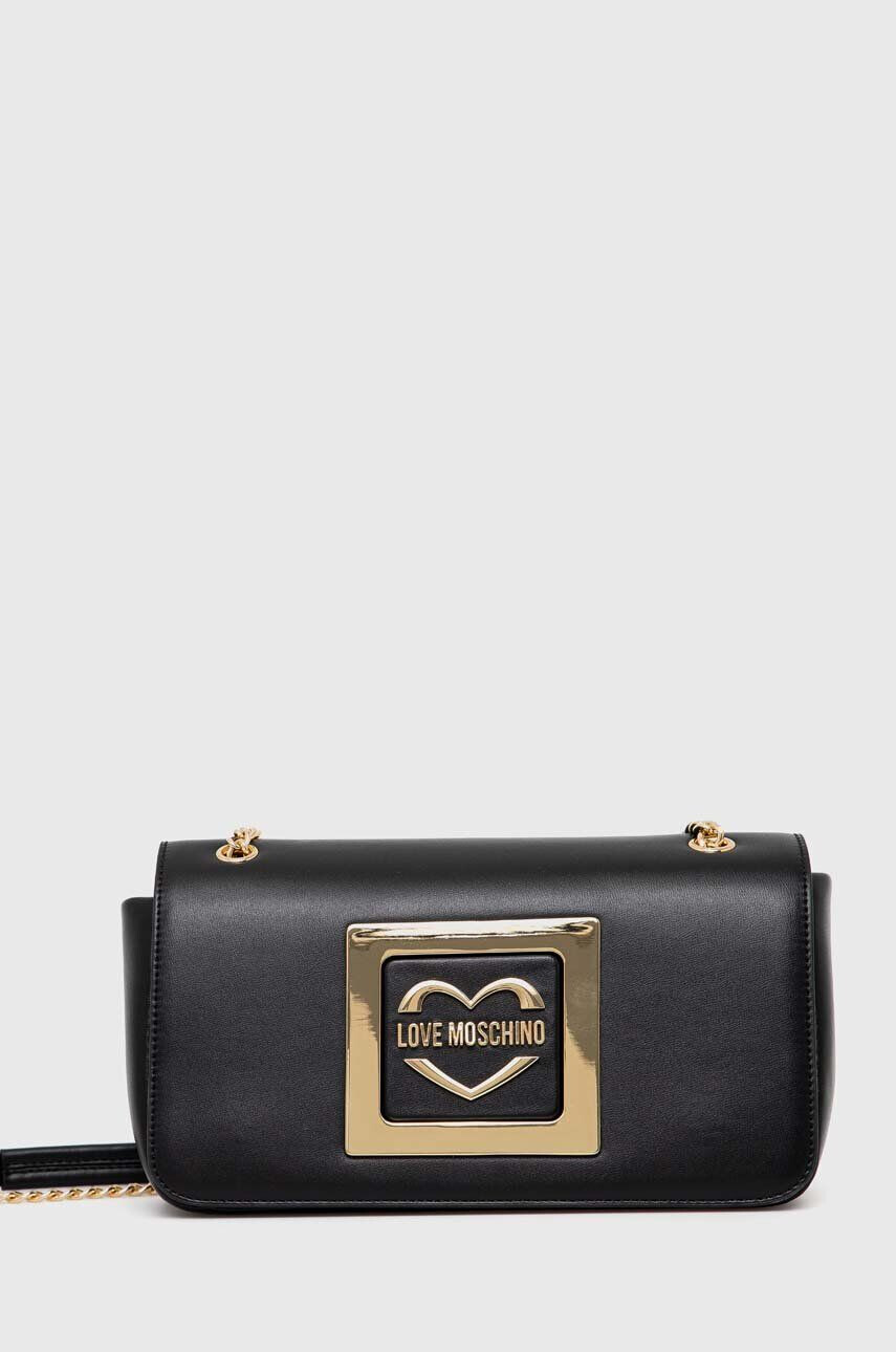 Love Moschino poseta culoarea negru - Pled.ro