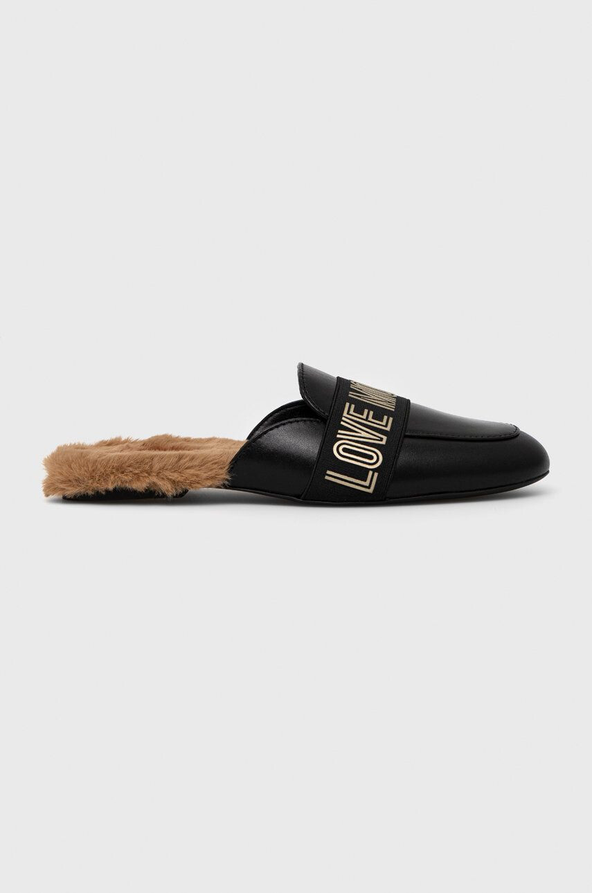 Love Moschino slapi de piele - Pled.ro