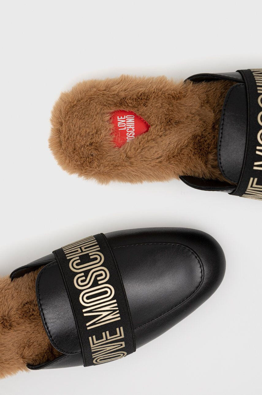 Love Moschino slapi de piele - Pled.ro