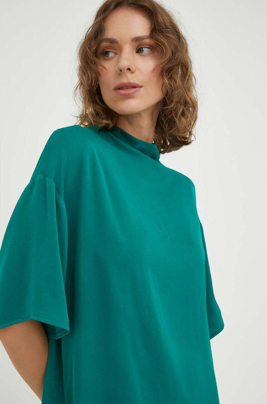 Lovechild bluza femei culoarea verde neted - Pled.ro