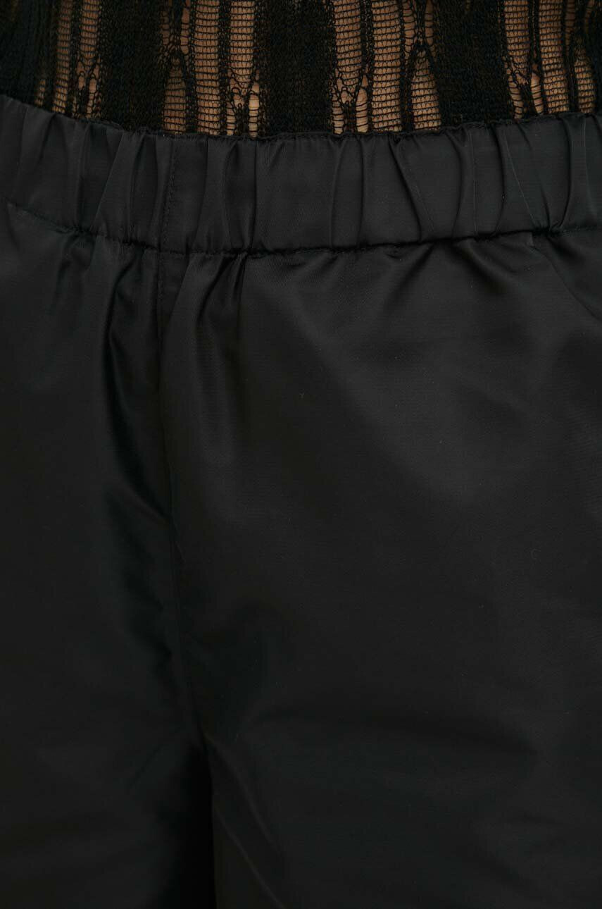 Lovechild pantaloni femei culoarea negru lat high waist - Pled.ro