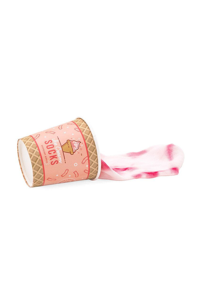 Luckies of London ciorapi de bumbac Raspberry Ripple Ice Cream - Pled.ro