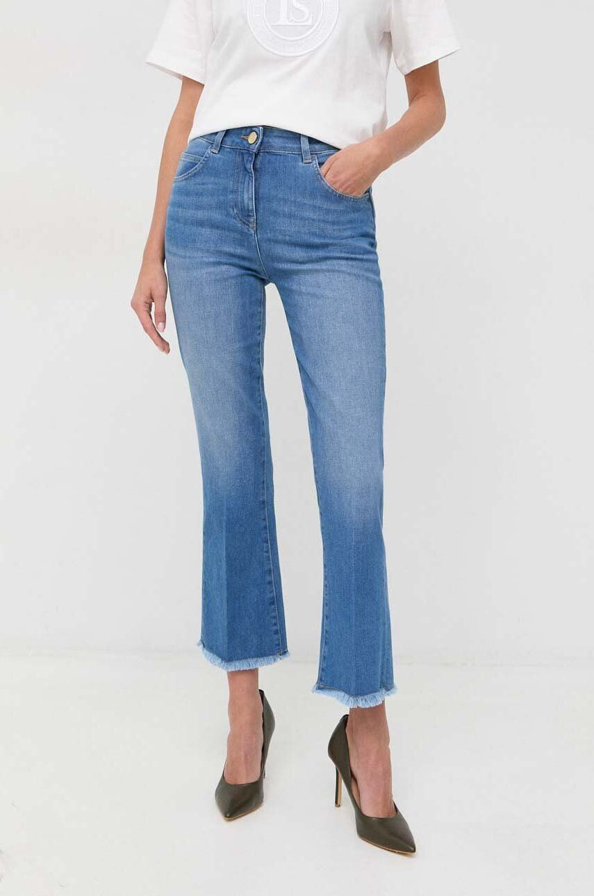 Luisa Spagnoli jeansi femei high waist - Pled.ro