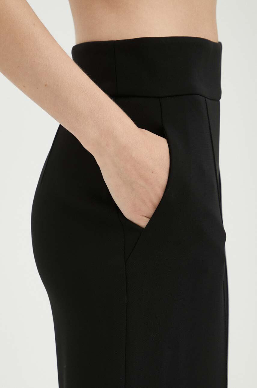 Luisa Spagnoli pantaloni de trening culoarea negru neted - Pled.ro