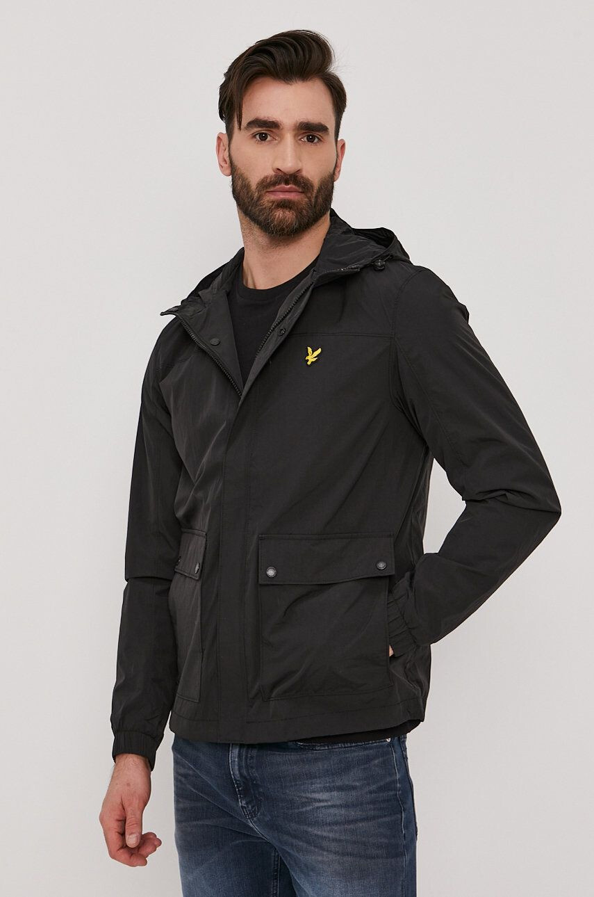 Lyle & Scott Geacă bărbați culoarea negru de tranzitie - Pled.ro