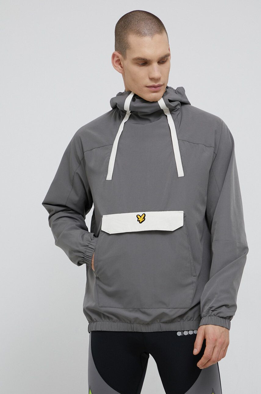 Lyle & Scott Geacă culoarea gri de tranzitie - Pled.ro