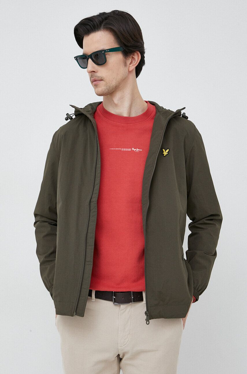 Lyle & Scott geaca barbati culoarea verde de tranzitie - Pled.ro