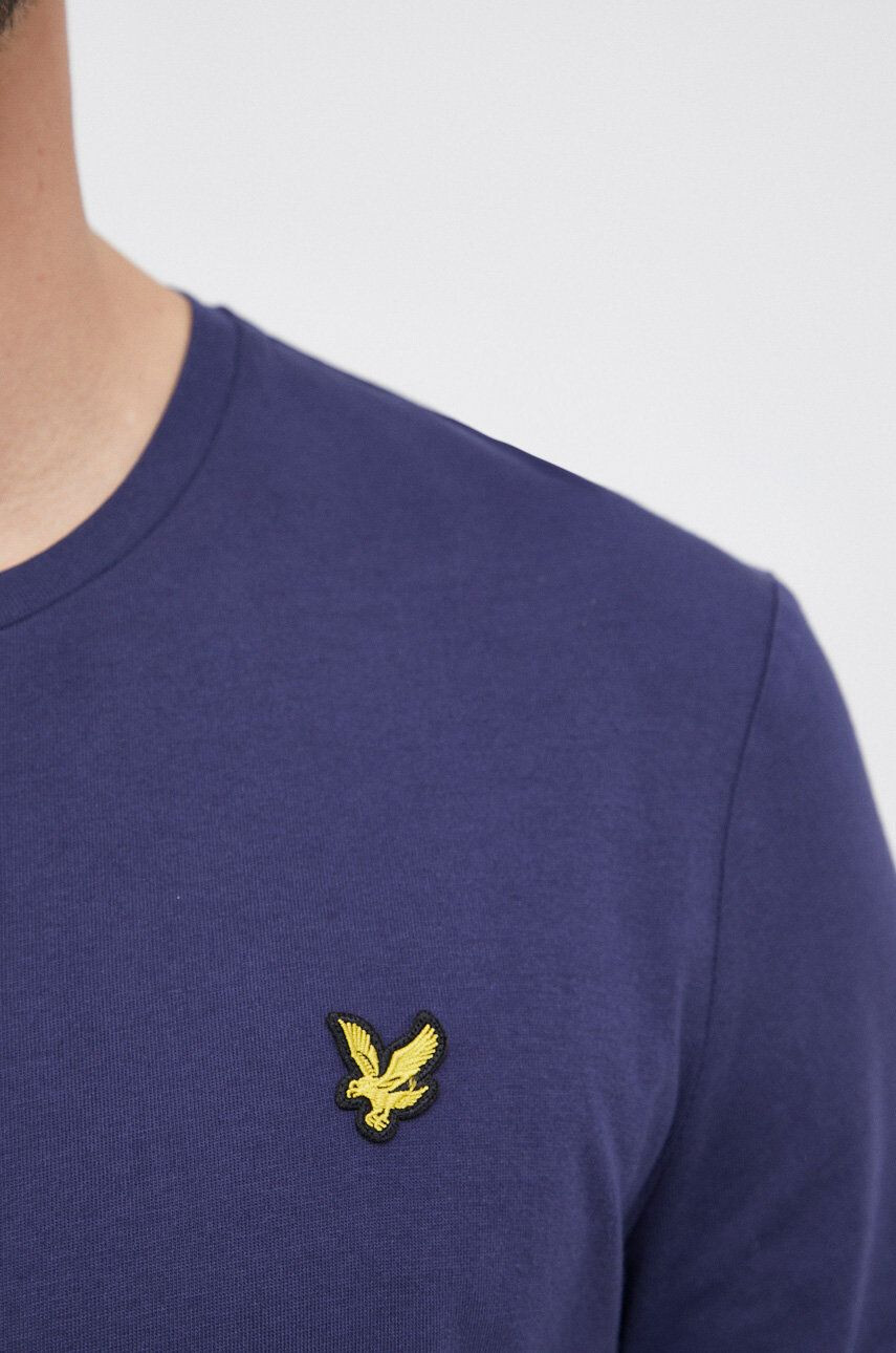 Lyle & Scott Longsleeve din bumbac - Pled.ro