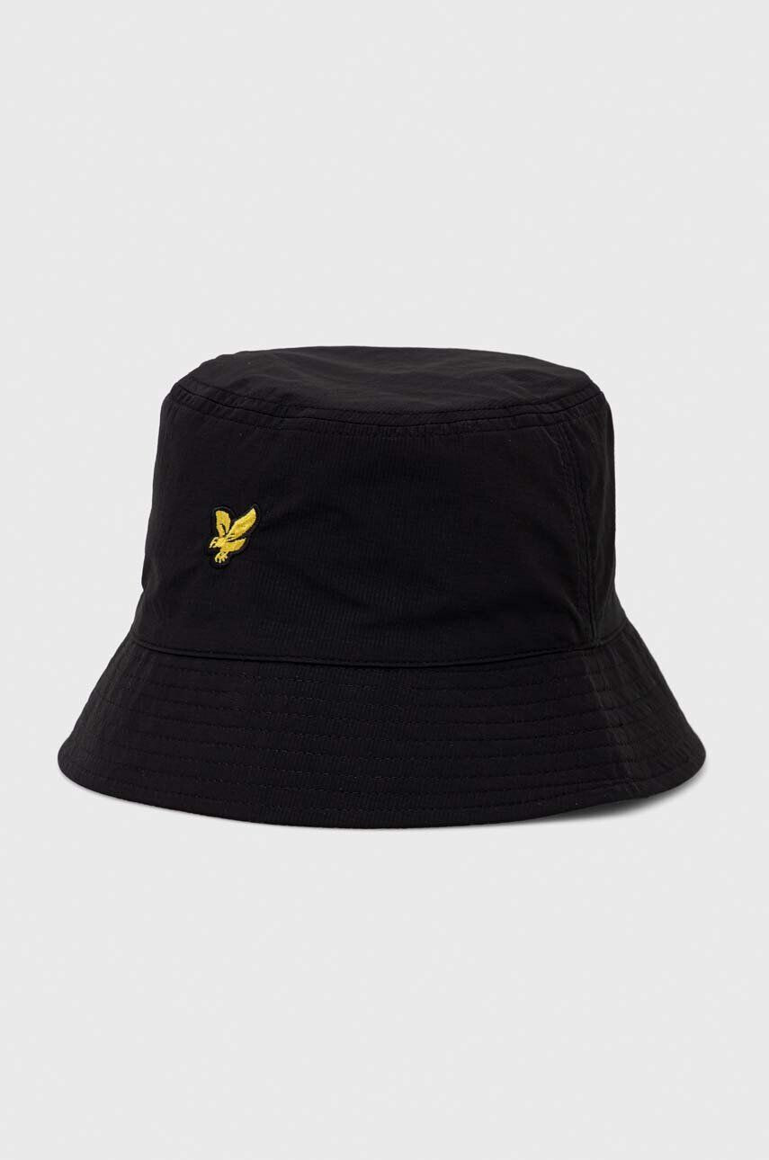 Lyle & Scott pălărie cu două fețe culoarea negru - Pled.ro