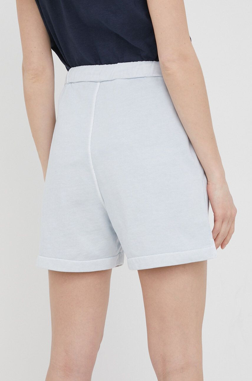 Lyle & Scott pantaloni scurti din bumbac femei neted high waist - Pled.ro