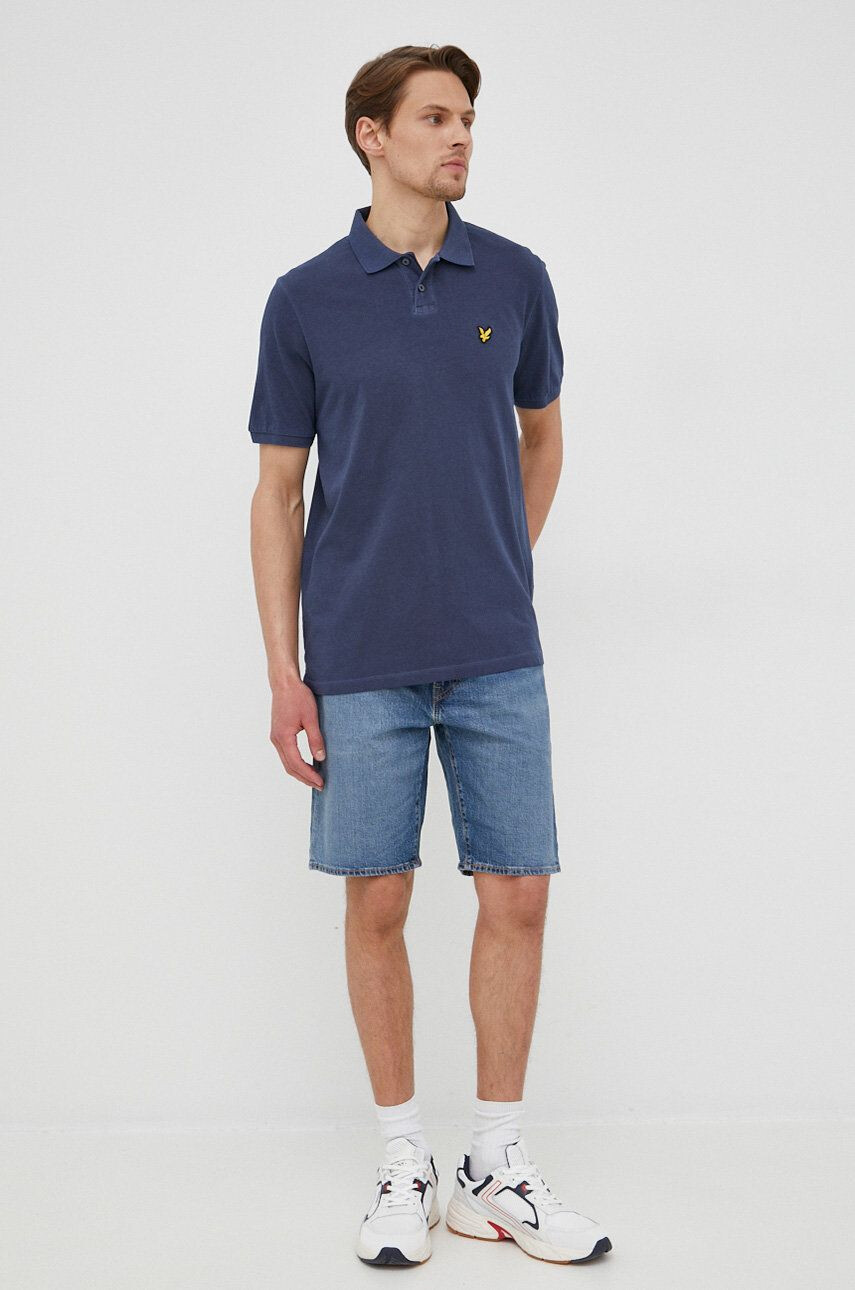 Lyle & Scott polo de bumbac - Pled.ro