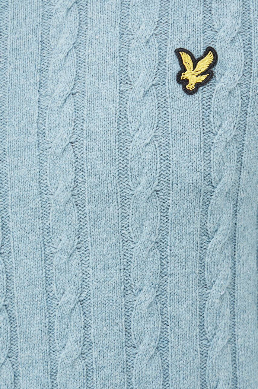 Lyle & Scott pulover din amestec de lana barbati light - Pled.ro