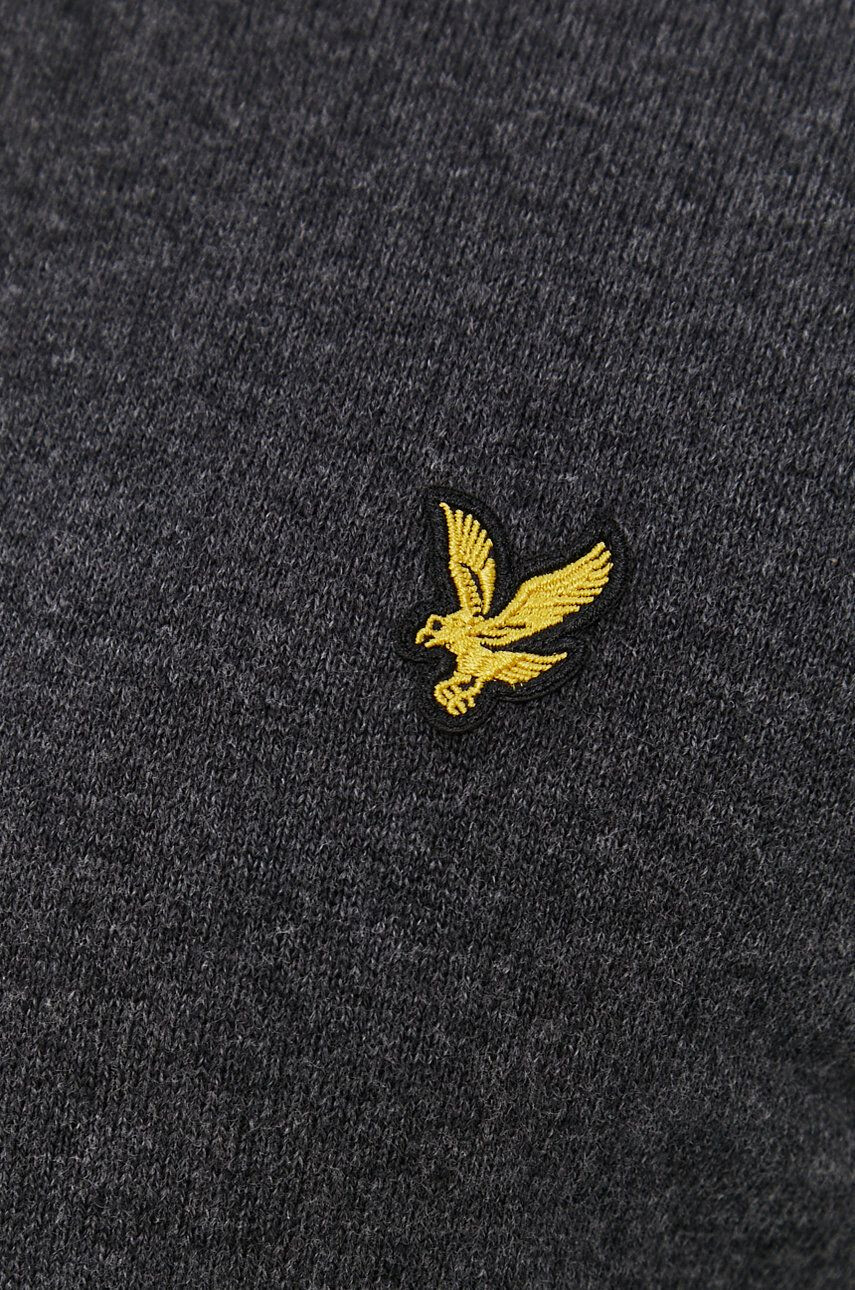 Lyle & Scott Pulover din amestec de lână bărbați culoarea gri - Pled.ro