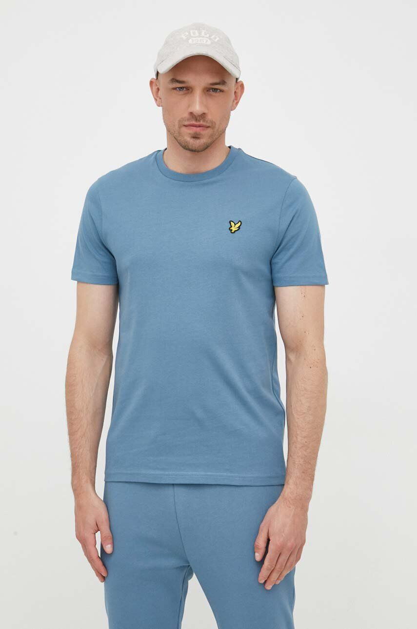 Lyle & Scott tricou din bumbac neted - Pled.ro