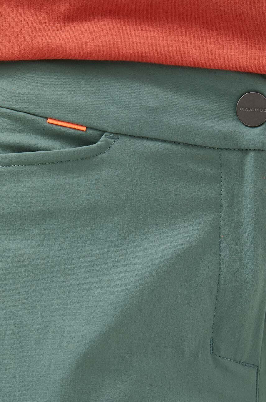 Mammut pantaloni de exterior Massone Light culoarea verde - Pled.ro