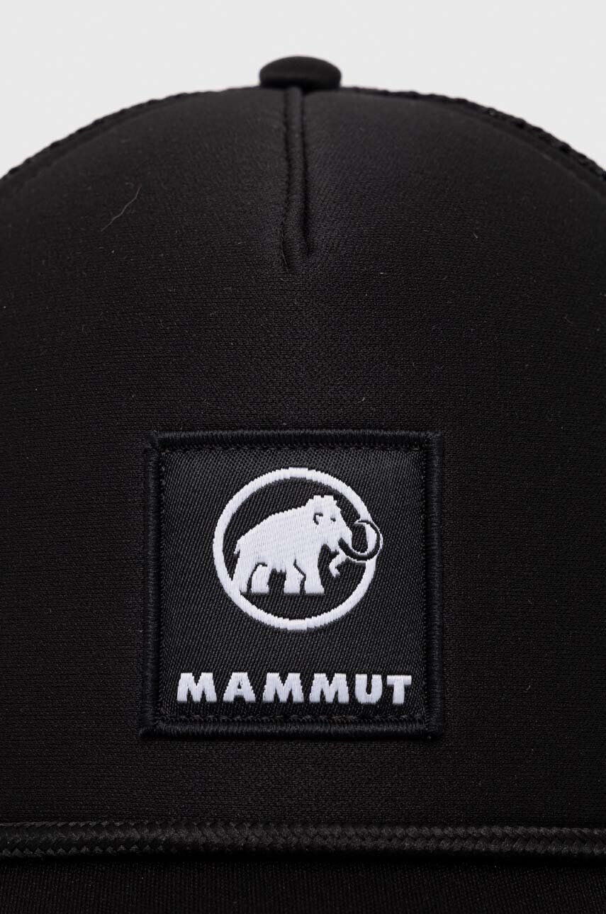 Mammut sapca Crag Logo culoarea negru cu imprimeu - Pled.ro